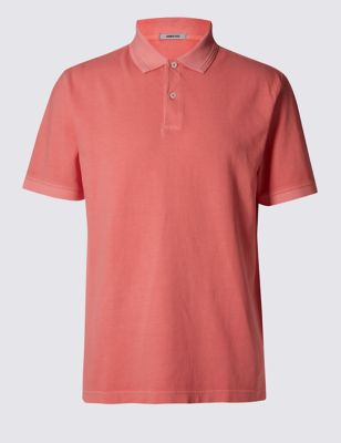 Pure Cotton Short Sleeve Polo Shirt